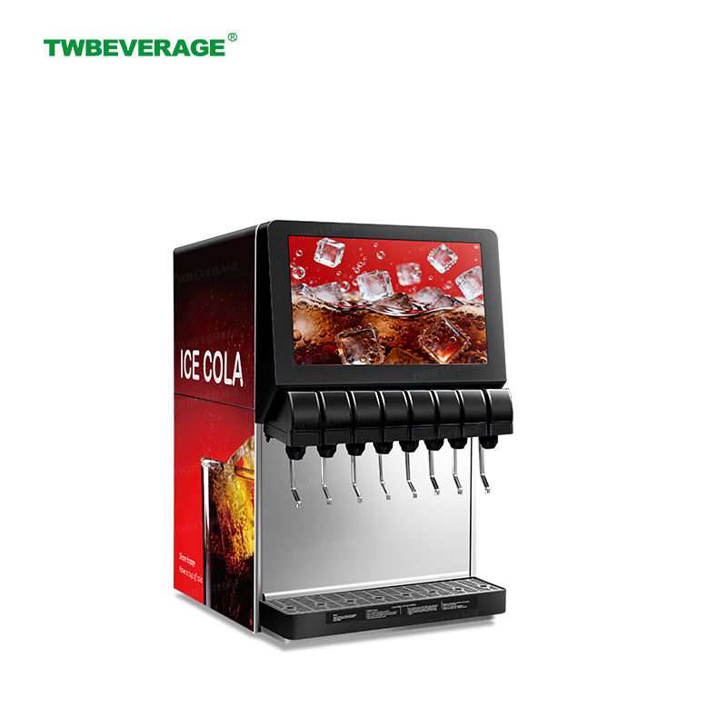 Best Soda Fountain Machine：Fruit Juice, Cola, And Soda Multi Flavored Tabletop Beverage Dispenser factory